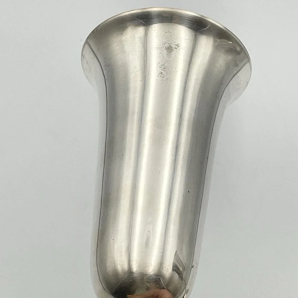 Vintage 1970s International Silver Co 745 Silver Plated Champagne Flutes Pair
